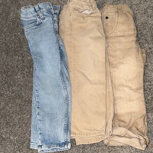 H&M Kids Jeans in Tan, Gray, and Light Blue